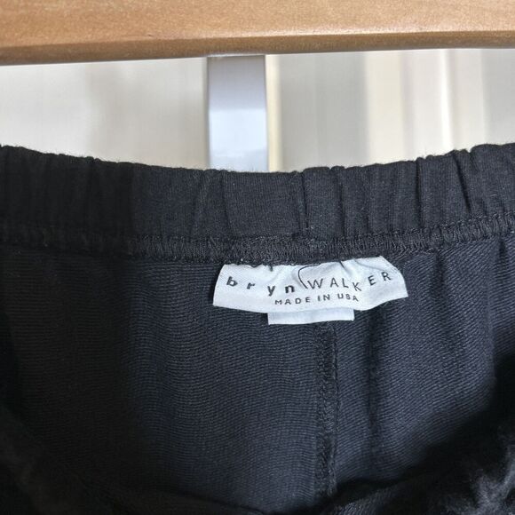 Bryn Walker Womens Black Sweatpants Pull On Bamboo Organic Cotton Black Size M - Picture 4 of 7